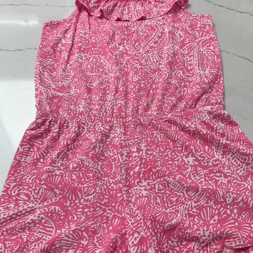 Lilly Pulitzer Girls Cotton Jersey Romper